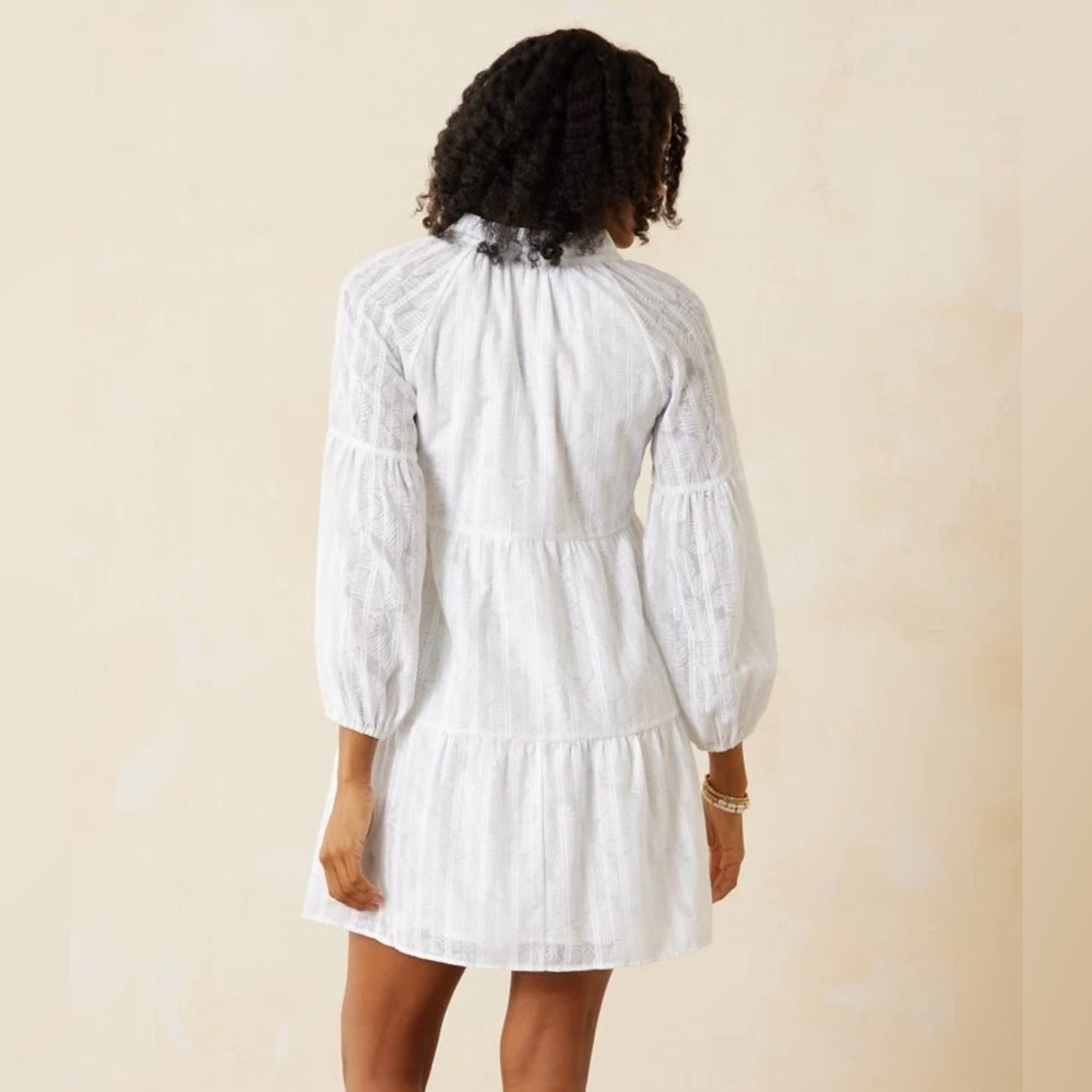 Tommy Bahama Illusion Frond Balloon-Sleeve Short Dress NWT ~ M - Picture 4 of 7